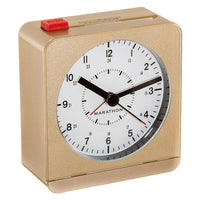 Marathon – Réveille-matin de table analogique avec veilleuse automatique, or-S'allume automatiquement lorsque les lumières sont éteintes