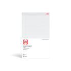 TRU RED - Bloc-notes à réglure large, 8,5 x 14 po, blanc, 50 feuilles/bloc, paquet de 12-50 feuilles perforées par bloc