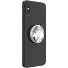 Popsockets - Support pour telephone portable Disco Crystal Silver-Dimensions: 40 mm P x 7 mm H x 40 mm l