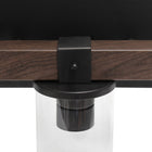Elegant Designs 40 watts type A19 ampoule à culot moyen lanterne industrielle aspect bois restauré vanité de bain 3 lumières-7