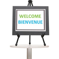 Staples - Chevalet instantané, version de table-Idéal lors des conférences, salons professionnels ou présentations spontanées