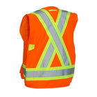 Forcefield - Gilet d'arpenteur, Blaze Orange, X-Large-Polyester de couleur orange