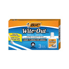 BIC - Liquide correcteur Wite-Out à séchage rapide - paq./3-Un paquet de 3 correcteurs liquides BIC Wite-Out à séchage rapide
