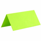 JAM Paper - Marque-places imprimables - 3 3/4 po x 1-3/4 po - Marque-places vert lime ultra - paquet de 12-Couleur : Brite Hue Ultra Lime / Complétez n'importe quel thème de fête et signalez un événement spécial avec des marque-places colorés.