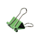 JAM PaperMD – Petites pinces relieuses, 3/4 po (19 mm), vert, 125/paquet-4