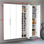 Prepac Ensemble de rangement J HangUps de 90 po - 3 pièces, blanc-54 pieds cube