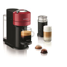 Nespresso - Machine à café et espresso Vertuo Next avec Aeroccino de Breville - Rouge-5 tailles de tasses programmables Espresso (1,35 oz), Double Espresso (2,7 oz), Gran Lungo (5 oz), Mug (7,7 oz) et Alto (14 oz)