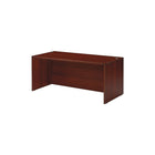 Office Star - Coquille de bureau 66 po de la collection Napa, fini acajou-Avec dessus et panneaux d'extrémité de 1 po, et panneaux de modestie de 5/8 po