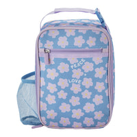 Pep Rally - Sac-repas - Paix et amour-Sac-repas avec pochette laterale pour bouteille d'eau ou des collations supplementaires