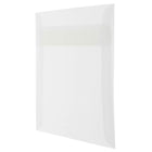JAM Paper Enveloppes carrées translucides de 9,5 x 9,5 po, incolore, 50/paquet-Intérieur vierge où écrire un mot personnalisé