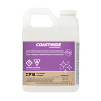 Coastwide Professional - CP18 Quat nettoyant désinfectant concentré DC , 2l-Peut être utilisé pour nettoyer et désinfecter une grande variété de surfaces