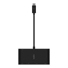 Belkin USB-C À GbE, HDMI, VGA, USB-A, 100W Power Delivery - Noir-Compatible avec les tablettes MacBook, PC et USB-C