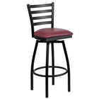 Flash Furniture - Tabouret de bar xU6F8BLDSWVBGV, bourgogne-Capacité de poids de 500 lb