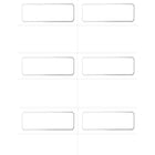 Cartons de table de luxe OverturesMD avec métallisation Classique, métallisation argent, blanc-3