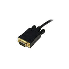 StarTech  Câble convertisseur actif DisplayPortMC vers VGA de 3 pi, adaptateur DP vers VGA, 1920 x 1200, noir-Réduit l’encombrement grâce à un câble court