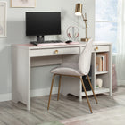 Sauder 53"W La Collection Dover Edge Bureau - Finition Glacier Oak-Deux tiroirs avec coulisseaux en metal et butees de securite.
