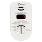 Kidde – Avertisseur de monoxyde de carbone alimenté par prise de courant c.a. 120V avec pile de secours KN-COP-DP-10YLCA-L'affichage numérique montre la concentration de CO en ppm (parties par million). Une fois l’appareil branché, les DEL assurent une bonne visibilité de jour, qui diminue automatiquement lorsqu'il fait noir