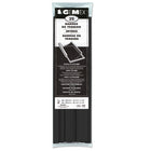 Gemex - Barres de tension pour Couverture de Présentation, Noir, Format Légal,14'',  1/4'' Capacité, 25 Pqt-Les barres de tension de Gemex lient et présentent les feuilles et documents non perforés de manière professionnelle et attrayante tout en s’assurant que vous puissiez les consulter et préserver à long terme