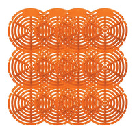 WIESE – Filtres d'urinoir ETAST137, parfum orange mangue, bte/12-Convient à tout type d'urinoir