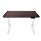 AnthroDesk - Bureau assis/debout electrique, Base Blanche avec une surface de travail BM 48" x 30"-Base en acier inoxydable extrêmement durable qui durera des années!