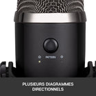 Blue Yeti Nano Premium USB Condenser Microphone - Black-Onboard controls: Quickly adjust headphone volume, mic mute and pickup pattern so you can focus on your performance and connect directly to your computer or laptop via the included USB cable