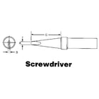 SCN Industrial - Pointes De Série Et Pour Crayon À Souder Tef891, paquet de 12-Embouts série ET pour crayon à souder TEF891, tournevis