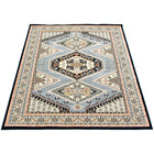 eCarpetGallery Tapis Qashqai Blue 7'10" x 10'2"-Tissé A La Machine