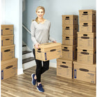 Bankers Box - Boîte De Déménagement Smoothmove - Petite - 15 po L x 12 po l x 10 po H - Paquet de 10-Le couvercle est livré attaché pour empêcher de perdre le couvercle; se retire lors de l'usage