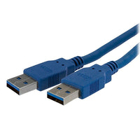 StarTech  Câble USB 3.0 A vers A ultra haute vitesse, mâle/mâle, 6 pi-Remplacez vos câbles usés ou manquants à l’aide de ce câble USB 3.0 ultra haute vitesse A vers A de 6 pi – M/M