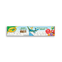 Crayola  - Rouleau de coloriage géant Prehistoric Pals-Cadeau idéal pour les garçons et filles de 3 ans et plus