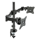 Bras de support double pour moniteurs 3M-Le Bras de support double pour moniteurs 3Ms libère un espace de travail précieux et permet d’installer votre écran à une hauteur et une distance d’observation confortable en position assise ou debout