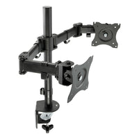 Bras de support double pour moniteurs 3M-Le Bras de support double pour moniteurs 3Ms libère un espace de travail précieux et permet d’installer votre écran à une hauteur et une distance d’observation confortable en position assise ou debout