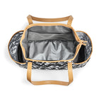 Fit + Fresh - Sac repas Navarto motif diamants-Poignees en cuir vegetalien pour une prise en main confortable quand vous vous rendez au travail, à l'ecole, à des pique-niques, etc.