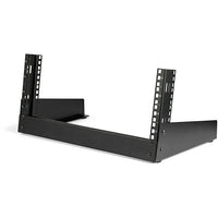 StarTech - 4U 2-Post Open Frame Desktop Rack-Ce rack de bureau à cadre ouvert offre 4U d’espace de stockage pour le montage de petits équipements A/V et IT