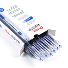 Pentel - Stylos à bille R.S.V.P. - 1,0 mm - bleu - paquet de 12-Prise ergonomique Comfort Zone en caoutchouc