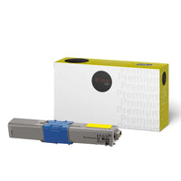 Premium Tone - Okidata 44469701 Cartouche de toner Compatible, Jaune-Magenta