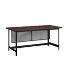 Sauder 66"W La Collection Briarbrook Bureau - Finition Barrel Oak-Surface de travail spacieuse pour ordinateur portable, bloc-notes, lampe, etc