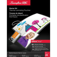 Swingline Nécessaire de départ de pochette pour plastification à chaud GBC-Durable et transparentes, avec un fini professionnel