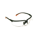 Privo - Lunettes de protection, verres antibuee transparents, monture noire-Le style branche permet aux utilisateurs de les utiliser sur le chantier et hors du chantier