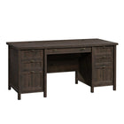 Sauder 65"W La Collection Costa Bureau Ministre - Finition Coffee Oak-Plateau durable de 1 po  d'épaisseur
