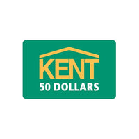 Kent Building Supplies â€“ Carte-cadeau de 50 $-L'utilisation de cette carte constitue l'acceptation des conditions suivantes : Les cartes-cadeaux Kent peuvent être utilisées dans nâ€™importe lequel de nos 42 magasins dans les provinces atlantiques canadiennes. Les cartes-cadeaux ne portent pas de garantie intrinsèque et ne peuvent pas servir de carte de crédit ou de carte de débit. Protégez cette carte comme de l'argent comptant. Les cartes-cadeaux sont échangeables pour de la marchandise seulement. On ne 