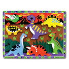 Melissa & Doug Dinosaures Chunky Puzzle, paquet de 8-Comprend des pièces de ptéranodon, ankylosaure, apatosaurus, T-Rex, tricératops, stégosaure et hadrosaurus