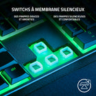 Razer - Ornata V3 X Clavier RVB à membrane à profil bas-Avec 16,8 millions de couleurs et une suite d'effets RVB au choix, personnalisez le clavier et accédez à des effets d'éclairage dynamiques