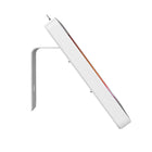 Support incurvé et support mural compatible VESA CTA Digital pour boîtiers de tablette Paragon - Blanc-Se monte facilement sur une table ou au mur