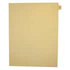 Mark Maker – Onglets séparateurs juridiques beiges, 1/15 onglets, format lettre, sans trous, lettre P, 25/paquet-Onglets séparateurs beiges, 1/15 onglets