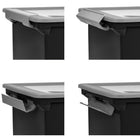 Staples - Classeur de format lettre/légal avec poignées blocables, 35 l, noir-Fait de plastique de post-consommation recyclé à 50 %