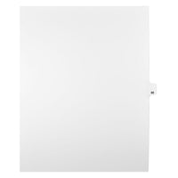 Mark Maker – Onglets séparateurs juridiques blancs, 1/25 onglets, format lettre, sans trous, numéro 88, 25/paquet-Onglets séparateurs blancs, 1/25 onglets
