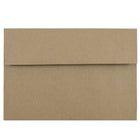 JAM Paper Enveloppes recyclées à 100 % de sacs papier kraft, format livret à ferm. gommée, 6 x 9 1/2 po, brun, 100/paquet-Brun