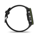 Garmin - Montre GPS de course à pied Triathlon et Multisports avec musique Forerunner 255S de - Noir-Dotee de boutons faciles à utiliser et d'un bracelet en silicone, cette montre est prête à porter - et à dechirer - avec un verre Corning Gorilla Glass 3 durable.