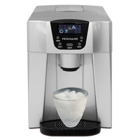 Frigidaire - Machine à glaçons et distributeur d'eau compacts - Argent-Distribue de l'eau et de la glace